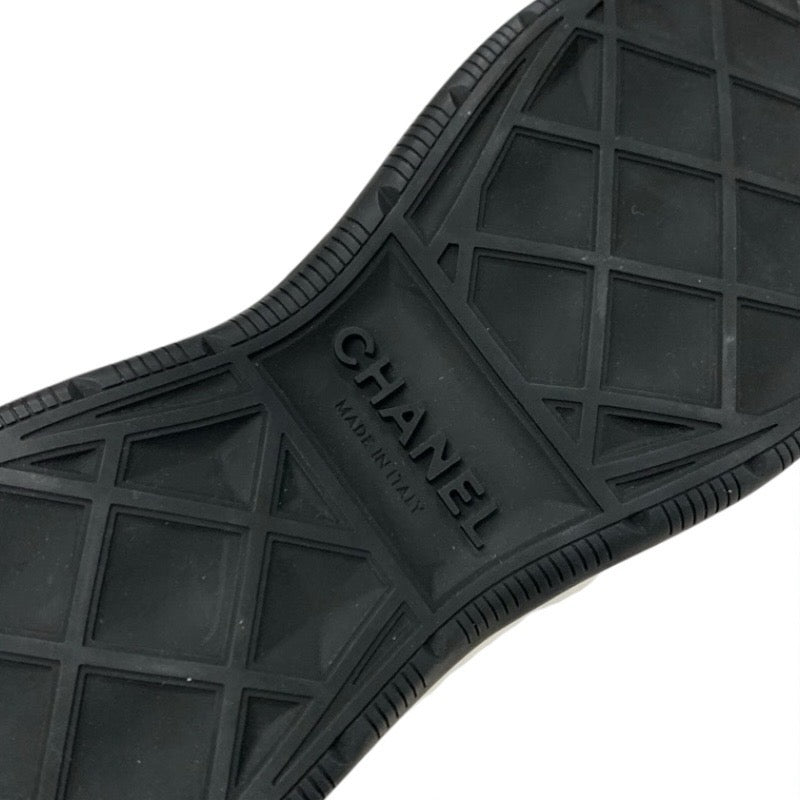 シャネル CHANEL スニーカー 靴 シューズ スエード ファブリック ピンク ブラック ココマーク ロゴ