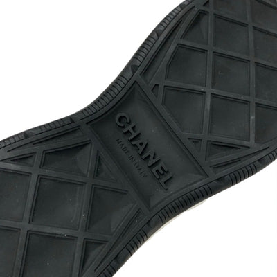 シャネル CHANEL スニーカー 靴 シューズ スエード ファブリック ピンク ブラック ココマーク ロゴ