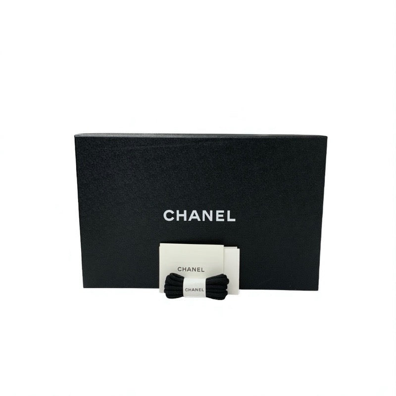 シャネル CHANEL スニーカー 靴 シューズ スエード ファブリック ピンク ブラック ココマーク ロゴ