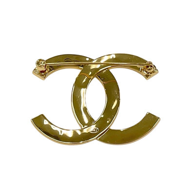 Chanel CHANEL Brooch Corsage Gold Coco Mark Logo