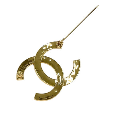 Chanel CHANEL Brooch Corsage Gold Coco Mark Logo