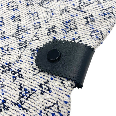 ルイヴィトン LOUIS VUITTON ワンピース コットン ブルー系 ホワイト ブラック モノグラム ツイード