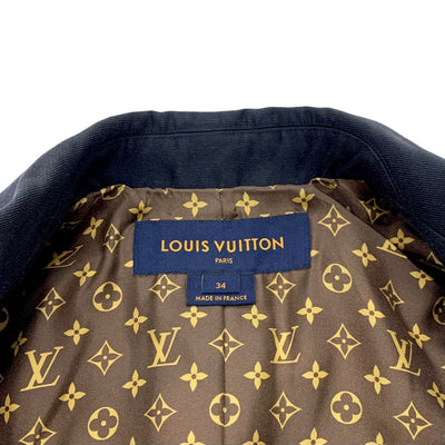 ルイヴィトン LOUIS VUITTON アウター ブラック ブラウン モノグラム コート