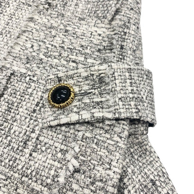ルイヴィトン LOUIS VUITTON ワンピース コットン グレー ブラック ツイード 22SS