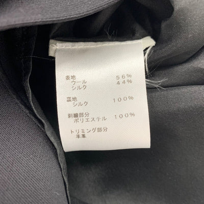 ルイヴィトン LOUIS VUITTON ワンピース ウール ブラック シルバー 黒 モノグラム ドレス スパンコール ノースリーブ