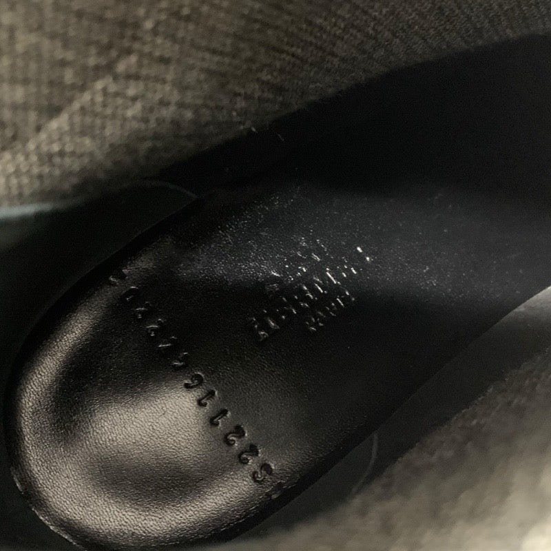 エルメス HERMES ヴォルヴェール ブーツ ショートブーツ 靴 シューズ ファブリック グレー 未使用 ニット エクスリブリス ソックスブーツ