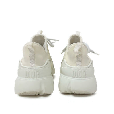 クリスチャンディオール CHRISTIAN DIOR D-Connect スニーカー 靴 シューズ ラバー ファブリック レザー ホワイト 白 ロゴ