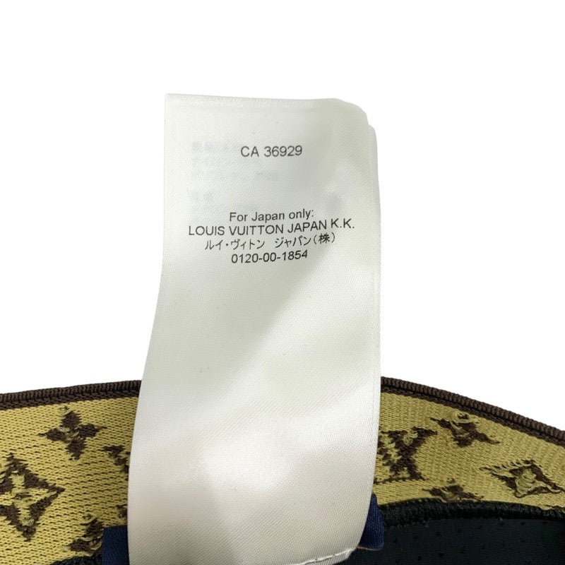 ルイヴィトン LOUIS VUITTON ボトムス ナイロン ブラック ブラウン レギンスウィズエラステックベルト モノグラム パンツ レギンス