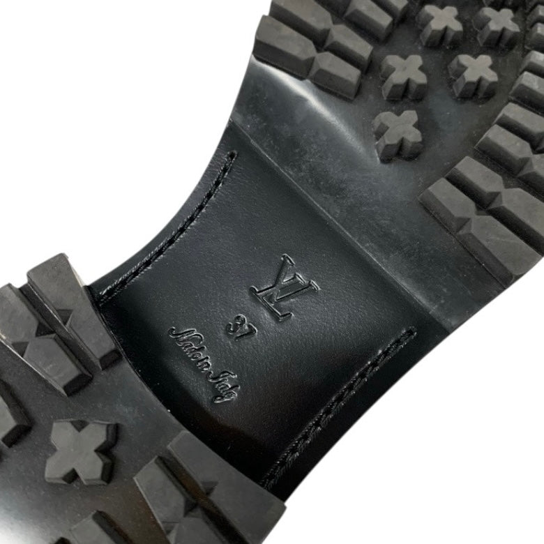 ルイヴィトン LOUIS VUITTON ディスカバリーライン モノグラム ブーツ ショートブーツ 靴 シューズ レザー ブラック ブラウン アンクルブーツ