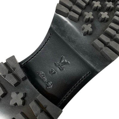 ルイヴィトン LOUIS VUITTON ディスカバリーライン モノグラム ブーツ ショートブーツ 靴 シューズ レザー ブラック ブラウン アンクルブーツ