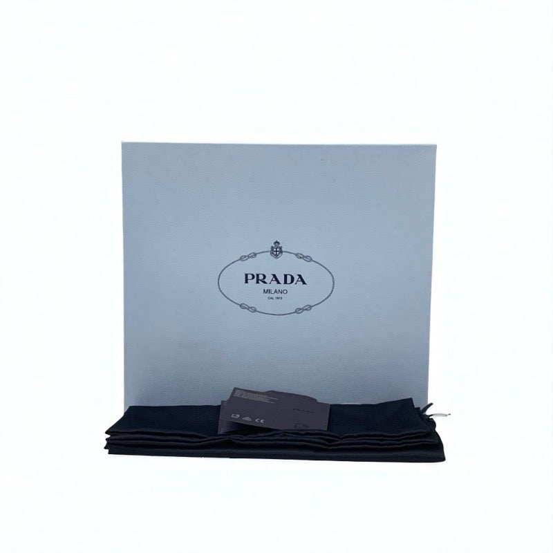 プラダ PRADA モノリス ブーツ ショートブーツ 靴 シューズ ナイロン ラバー ブラック 黒 Re-Nylon トライアングルロゴ