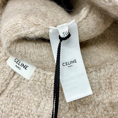 セリーヌ CELINE 帽子 ベージュ ホワイト 未使用 トリオンフ バケットハット