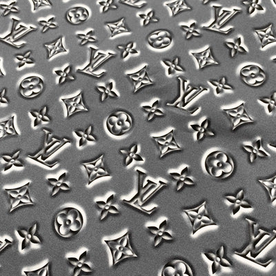 ルイヴィトン LOUIS VUITTON モノグラム ワンピース ナイロン ポリウレタン  グレー ホワイト ブラック 20SS ドレス