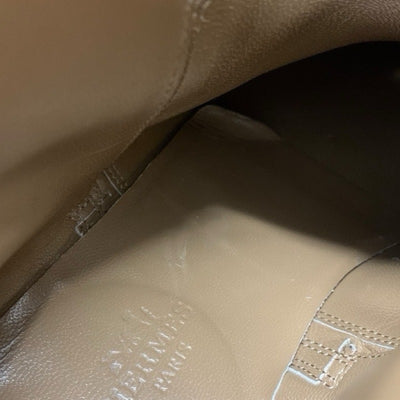 エルメス HERMES ネオ ブーツ ショートブーツ 靴 シューズ レザー ブラウン ブラック シルバー ケリー金具