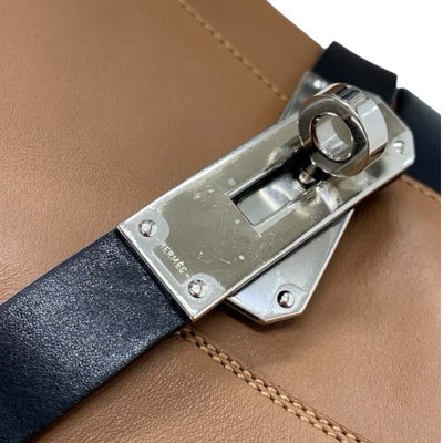 エルメス HERMES ネオ ブーツ ショートブーツ 靴 シューズ レザー ブラウン ブラック シルバー ケリー金具