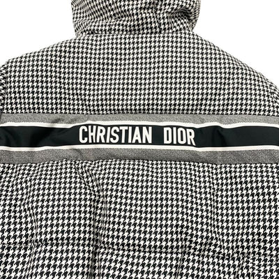 クリスチャンディオール CHRISTIAN DIOR アウター ブラック ホワイト ロゴ ダウン 千鳥格子 RTW Coat