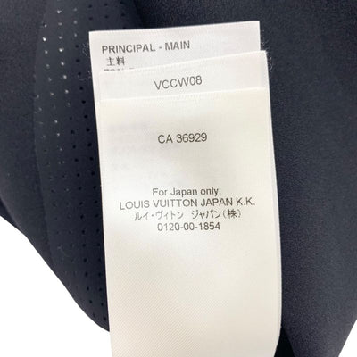 ルイヴィトン LOUIS VUITTON ワンピース ブラック ブラウン ショートスリーブハイネックフィットドレス