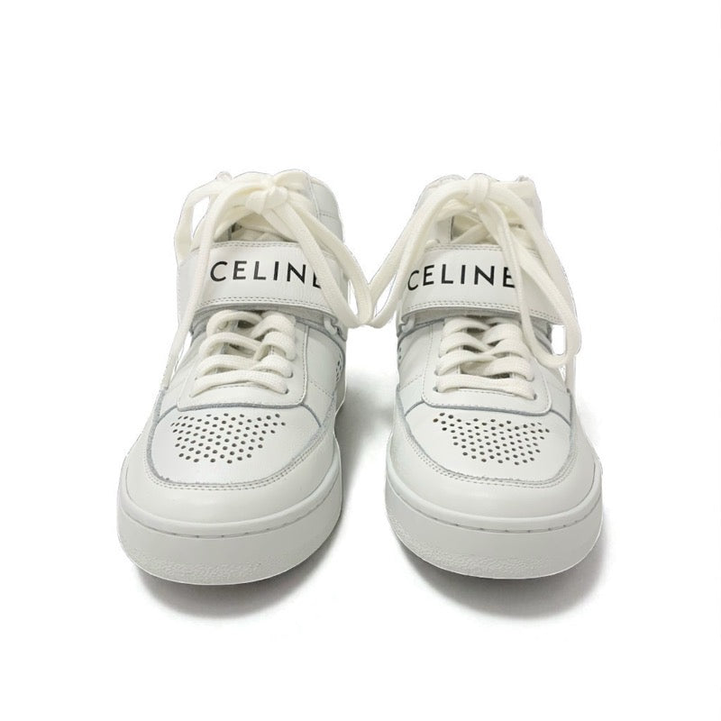 セリーヌ CELINE CT-03 スニーカー 靴 シューズ レザー ホワイト 白 ハイカット ロゴ ベルクロ