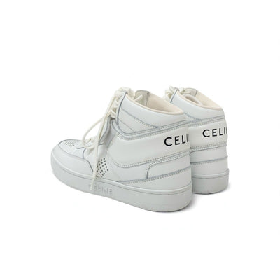 セリーヌ CELINE CT-03 スニーカー 靴 シューズ レザー ホワイト 白 ハイカット ロゴ ベルクロ