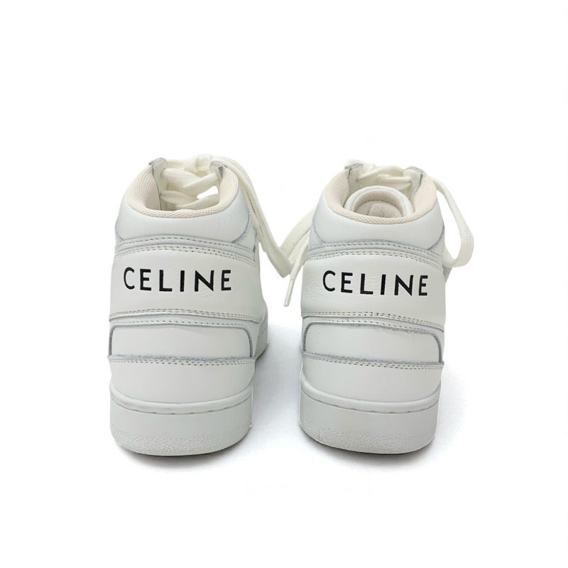 セリーヌ CELINE CT-03 スニーカー 靴 シューズ レザー ホワイト 白 ハイカット ロゴ ベルクロ