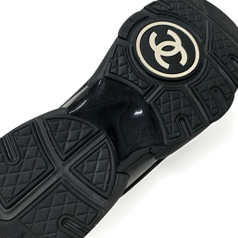 シャネル CHANEL スニーカー 靴 シューズ レザー スエード ファブリック ブラック ホワイト ココマーク メッシュ