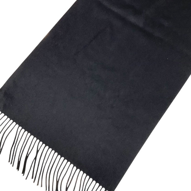 プラダ PRADA マフラー シルク ブラック 黒 トライアングルロゴ ストール