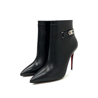 クリスチャンルブタン Christian Louboutin LOCK SO KATE BOOTY ブーツ ショートブーツ 靴 シューズ レザー ブラック 黒 未使用