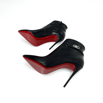 クリスチャンルブタン Christian Louboutin LOCK SO KATE BOOTY ブーツ ショートブーツ 靴 シューズ レザー ブラック 黒 未使用