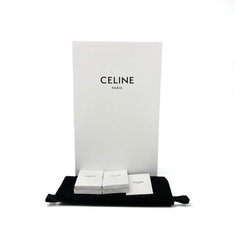 セリーヌ CELINE スニーカー 靴 シューズ レザー ホワイト ブルー 白 ロゴ