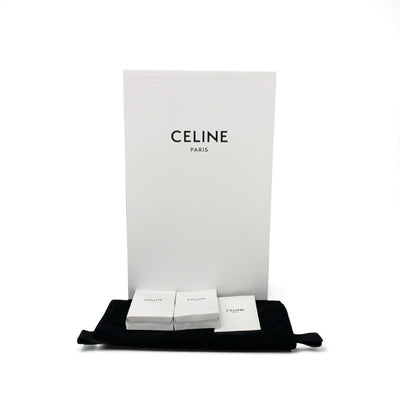 セリーヌ CELINE スニーカー 靴 シューズ レザー ホワイト ブルー 白 ロゴ