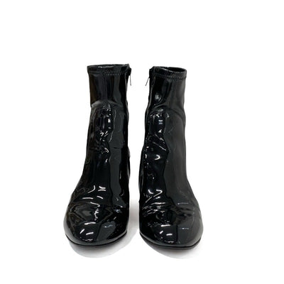 ルイヴィトン LOUIS VUITTON ブーツ ショートブーツ 靴 シューズ パテント ブラック 黒