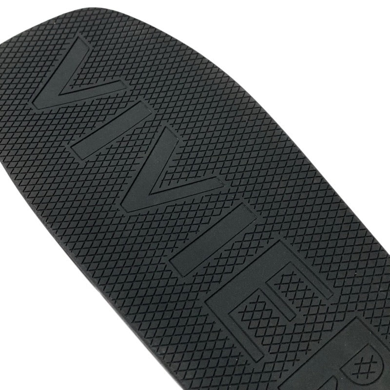 ロジェヴィヴィエ Roger Vivier サンダル 靴 シューズ レザー ブラック 黒 フラット ミュール ストラスバックル ビジュー