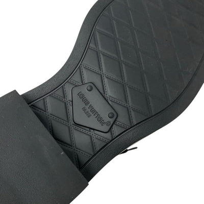 ルイヴィトン LOUIS VUITTON シチズンライン モノグラム ブーツ ショートブーツ 靴 シューズ レザー ブラック 黒 ロゴ レースアップ アンクルブーツ