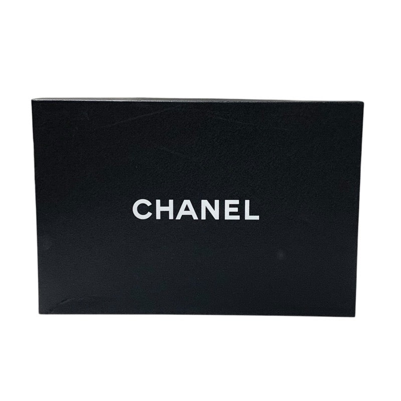 シャネル CHANEL サンダル 靴 シューズ ファブリック ブラック 黒 未使用 パール ストラップ