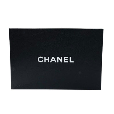 シャネル CHANEL サンダル 靴 シューズ ファブリック ブラック 黒 未使用 パール ストラップ