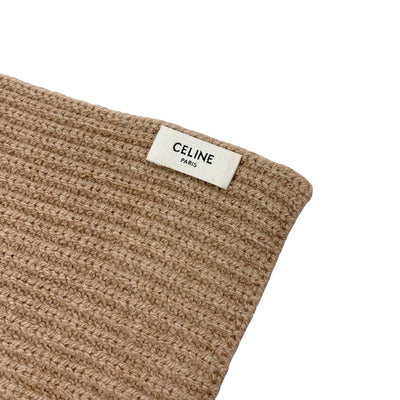 セリーヌ CELINE マフラー カシミヤ ピンクブラウン トリオンフ