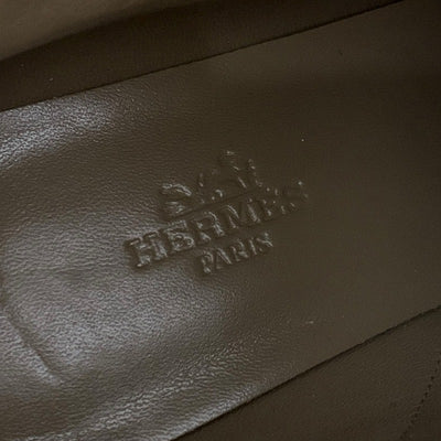 エルメス HERMES サンジェルマン ブーツ ショートブーツ 靴 シューズ レザー ブラック 黒 シルバー 未使用 ケリー金具