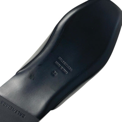 バレンシアガ BALENCIAGA COSY BB サンダル 靴 シューズ レザー ブラック 黒 未使用 BBロゴ ミュール