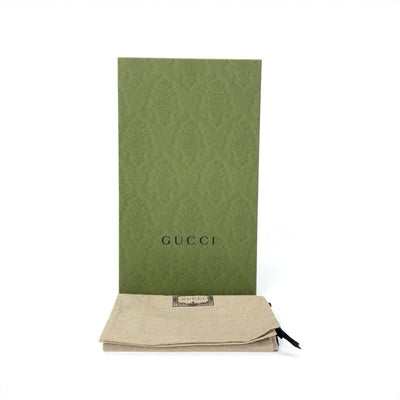グッチ GUCCI RUN スニーカー 靴 シューズ ファブリック ブラック イエロー 未使用 インターロッキングG ロゴ