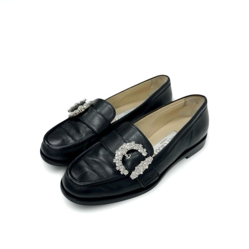 ジミーチュウ♡ポインテッドトゥ　パンプス　レオパード　ポニー　37ハーフ LOVE85BWJ_010003_ANGLEPAIR_vg0