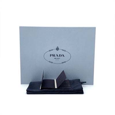 プラダ PRADA チョコレート ローファー 革靴 靴 シューズ レザー ブラック 黒 トライアングルロゴ