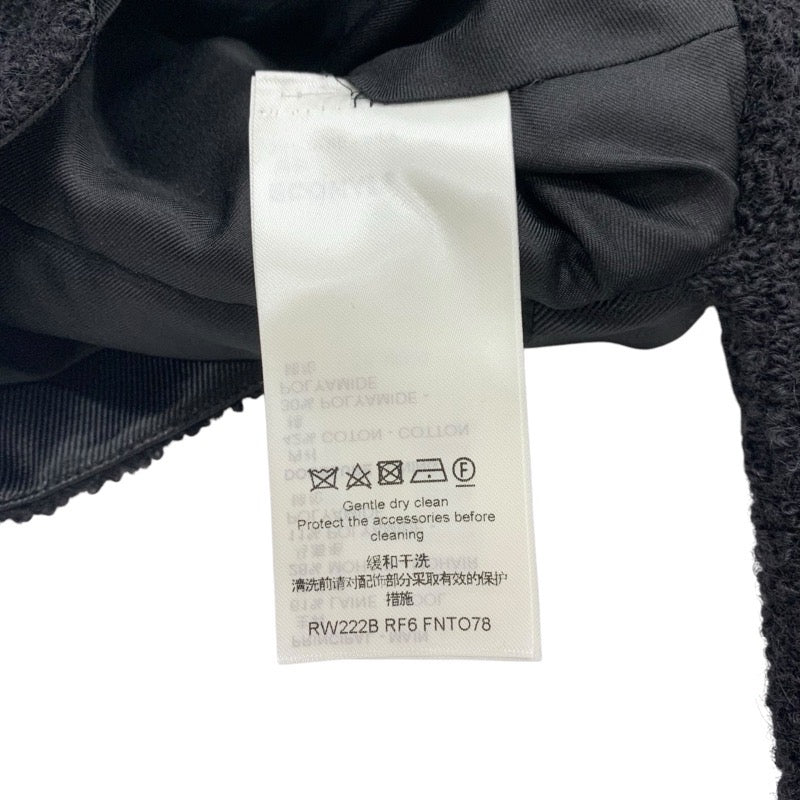 未使用 ルイヴィトン LOUIS VUITTON アウター ベスト ウール パール 22AW ブラック