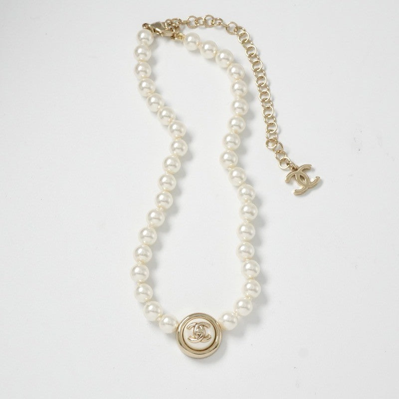 シャネル CHANEL ネックレス ペンダント チョーカー ゴールド ココマーク