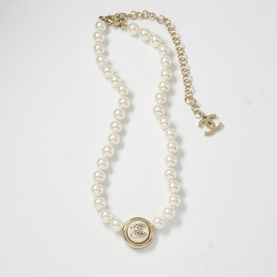 シャネル CHANEL ネックレス ペンダント チョーカー ゴールド ココマーク