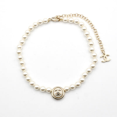シャネル CHANEL ネックレス ペンダント チョーカー ゴールド ココマーク