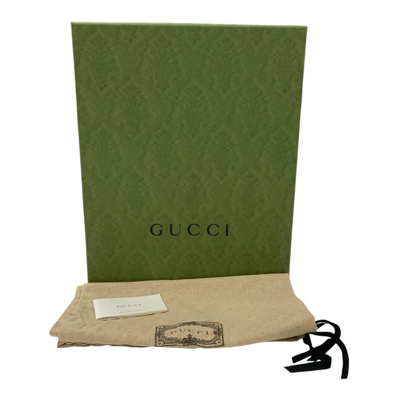 グッチ GUCCI ブーツ ショートブーツ 靴 シューズ ムートン ブラウン GGシグネチャー ボア 未使用