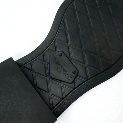 ルイヴィトン LOUIS VUITTON シチズンライン モノグラム ブーツ ショートブーツ 靴 シューズ レザー ブラック 黒 ロゴ レースアップ アンクルブーツ