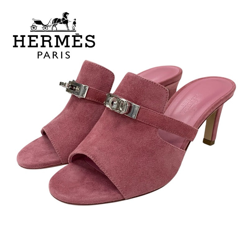 エルメス HERMES キュート サンダル 靴 シューズ スエード