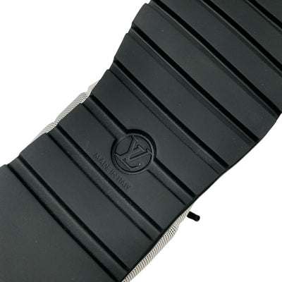 ルイヴィトン LOUIS VUITTON ピローライン モノグラム ブーツ ショートブーツ 靴 シューズ ナイロン ホワイト ブラック 未使用 アンクルブーツ