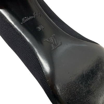 ルイヴィトン LOUIS VUITTON シルエットライン モノグラム ブーツ ショートブーツ 靴 シューズ ファブリック レザー ブラック ブラウン アンクルブーツ ニット ソックスブーツ